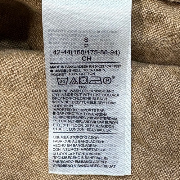 Banana Republic Cinched Waist Tan Midi Dress - Picture 4 of 4